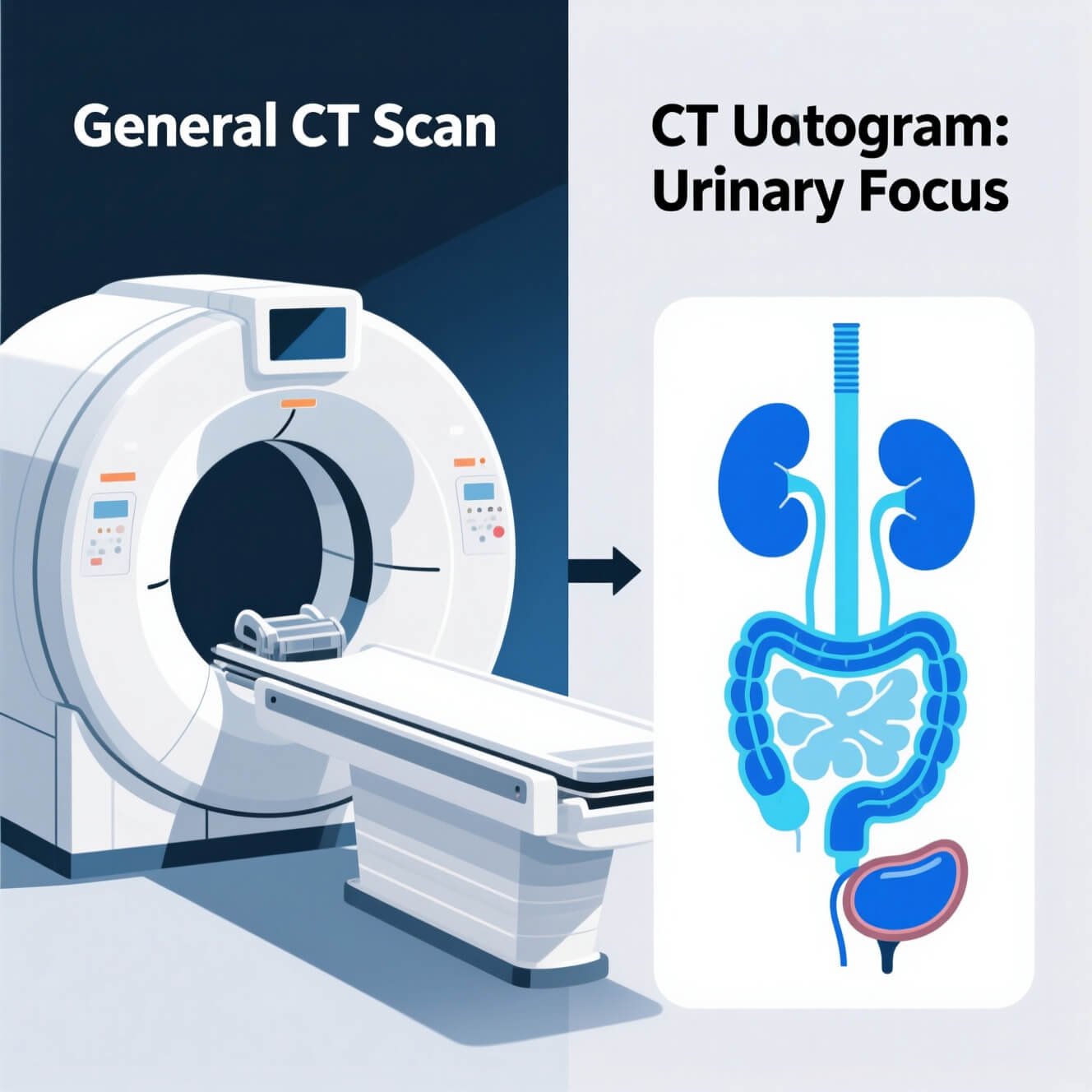 Difference Between a CT Scan and a CT Urogram